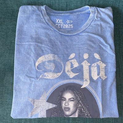 Official Beyoncé Cowboy Carter Tour T-shirt Deja Blue Size XXL | eBay