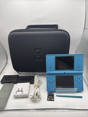 #ad #ad Nintendo DSi Bundle Light Blue Clean New Battery As Of 2 24 26 Free Ship $98.88