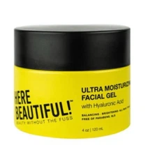 Here Beautiful Ultra Moisturizing facial gel with hyaluronic acid - 4 oz