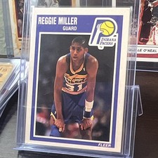 Fleer Reggie Miller #65 Indiana Pacers NBA Basketball 1989-90 Base Set Card