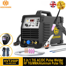 HVT250P 5in1 AC/DC TIG Welding Machine 200Amp Pulse Aluminium HF TIG/MMA Welder