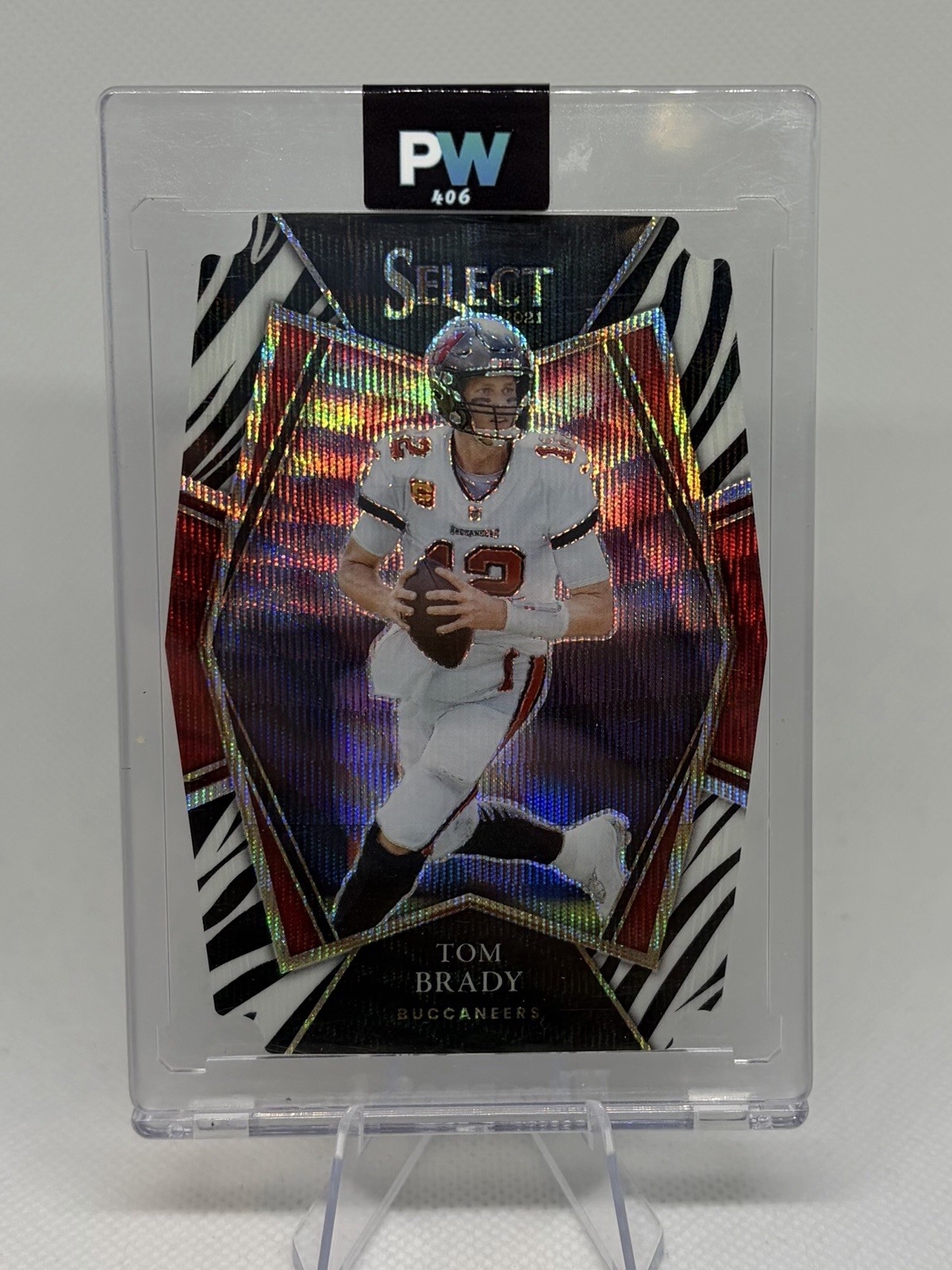 2021 Select Tom Brady #101 Zebra Die Cut🔥🐐
