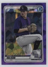 2020 Bowman Chrome Sapphire Edition Purple /20 Ryan Rolison #BCP-137 18q6