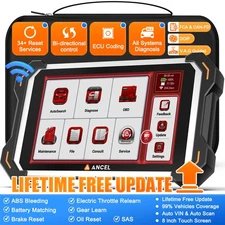ANCEL DS600 Elite OBD2 Scanner Full System Car Diagnostic Tool ECU Coding TPMS