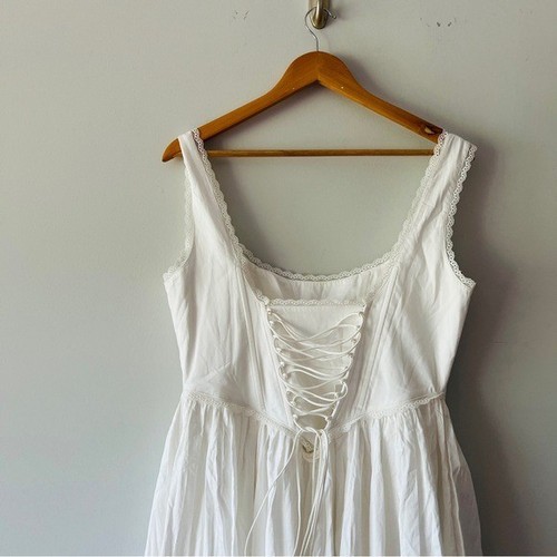 New GUIZIO Bielli Dress in White Size Large - Picture 4 of 9
