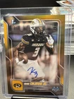 2025 Bowman Chrome University Football Gold Refractor Kevin Coleman Jr. #BCA-KCJ