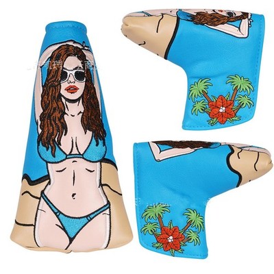 Bikini Weiche Putterhaube Schlägerhaube Headcover für Golf Mallet