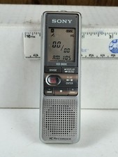 TESTED Sony ICD-B600 Mini Digital Voice Recorder Handheld Silver Working