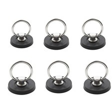 6PCS Anchor Ring - Polyvinyl Chloride PVC for Laptop Cable Locks