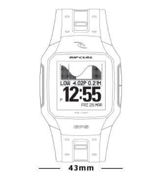 Rip Curl SEARCH GPS SERIES 2 SMART SURF TIDE WATCH New - A1144