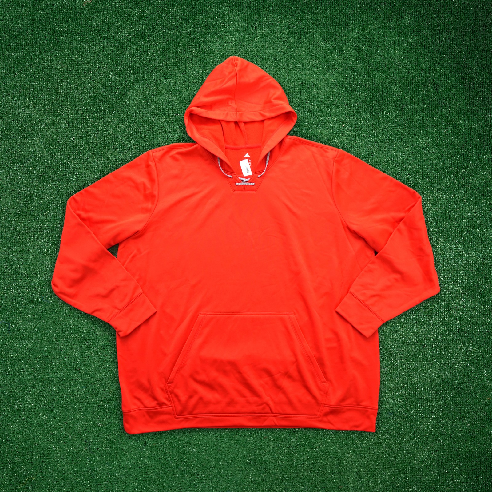 Adidas Mens CLIMAWarm Skate Lace Red Pullover Hoodie 6790₽