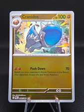 Cranidos 044/084 Reverse Holo Pitch Black Pokemon Card NM 