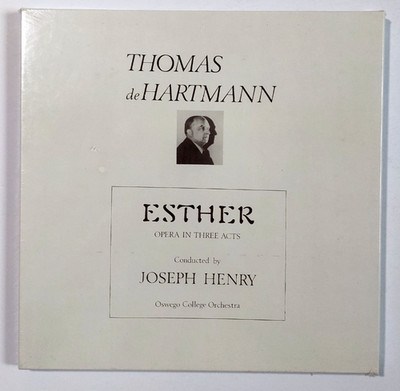 Thomas De Hartmann Esther 2 X LP 1979 SEALED! Private Opera Classical Rare