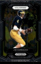 Jim Harbaugh 2024 Panini Prizm Draft Picks #50 Michigan Wolverines NFL READ