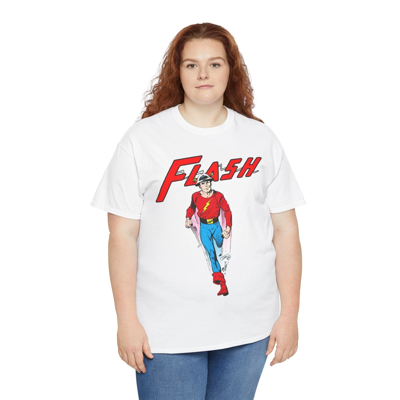 Golden Age Flash T-Shirt - John Byrne Art - DC Comics - Jay Garrick - JSA