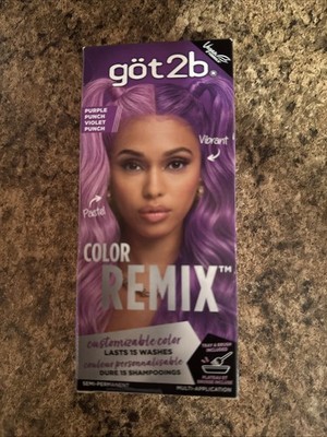 Got2b Color Remix Semi Permanent Purple Punch Violet Punch 094