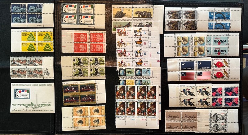 US STAMPS LOT OF (23) DIFFERENT 5c-6c PB'S (1 MZ/1 SS) MINT OG NH