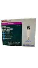 100 CVS Health True Metrix Blood Glucose Diabetic Test Strips Exp 12/18/25