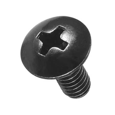 Machine Screws Phillips Head(#8-32x3/8") 25Pcs, Black