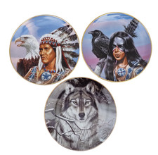 Lot of 7 Franklin Mint Plates Heirloom Collection Limited Edition Signed.