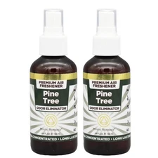 Pine Tree Air Freshener Spray 2 Pack 4.4oz Long Lasting Car Home Odor Eliminator