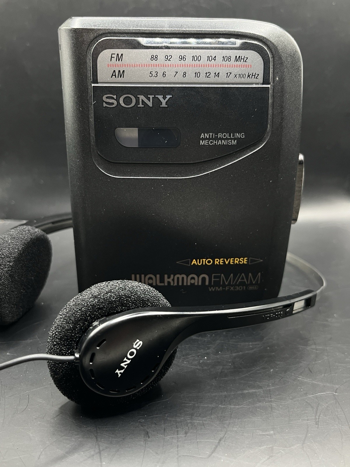 Retro Sony Walkman WM-FX301 Radio Cassette Player - Serviced W OEM Headphones