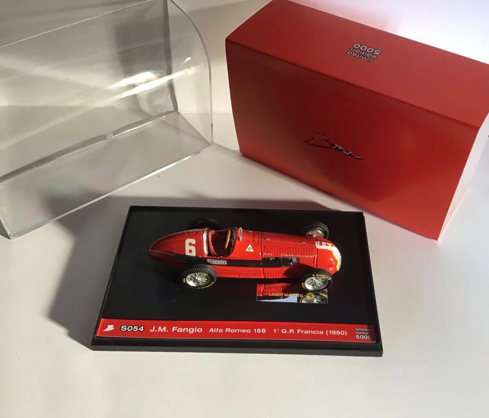 BRUMM Alfa Romeo 158 F1 Fangio 1° GP Francia 1950 perfetta in scatola - Immagine 2 di 3