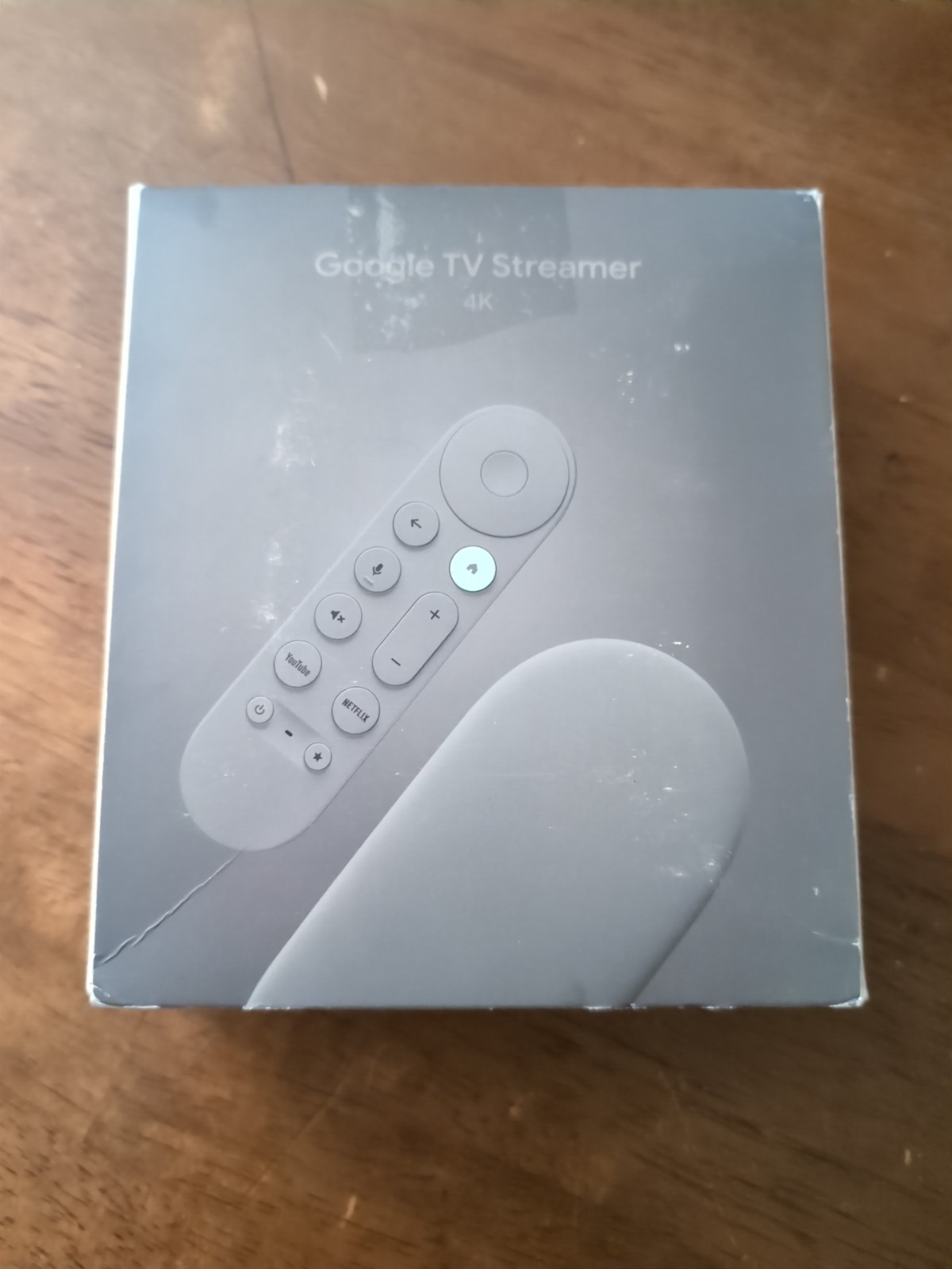 Google TV Streamer 4K Voice Control for Smart TV Open/Torn Box