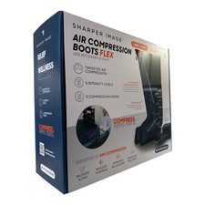 Sharper Image Air Compression Boots Flex Leg Recovery System NEW L/XL NEW