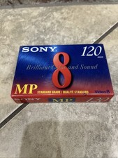 Sony Video 8 MP 120 Minute Blank Camcorder Tape Brand New Sealed