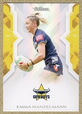 2025 NRL NRLW TRADERS CARD - [NORTH QUEENSLAND COWBOYS] - W38 Emma MANZELMANN