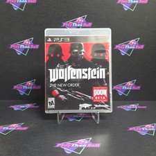 Wolfenstein The New Order PS3 PlayStation 3 Complete - Very Good - 1 Year
