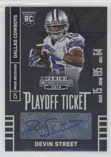 2014 Panini Contenders Playoff Ticket /199 Devin Street (Seat Row Sec) Auto 1n0