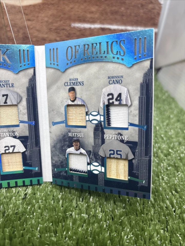 2025 Leaf-DIMAGGIO, MANTLE, JUDGE, JETER,AROD +"A Bronx Legacy" G/U Relic Book - Image 4 of 4