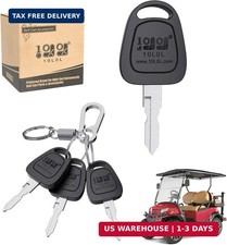 Replacement Golf Cart Keys,Ignition Key for Club Car DS 1982-Up 4 pcs