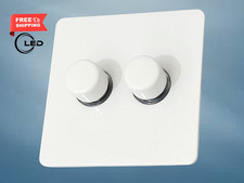 Schneider Ultimate Screwless LED Dimmer Switch 2G 2W 100W/VA Painted White