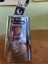 Matador LP CowBell Chrome 6" vintage tag label