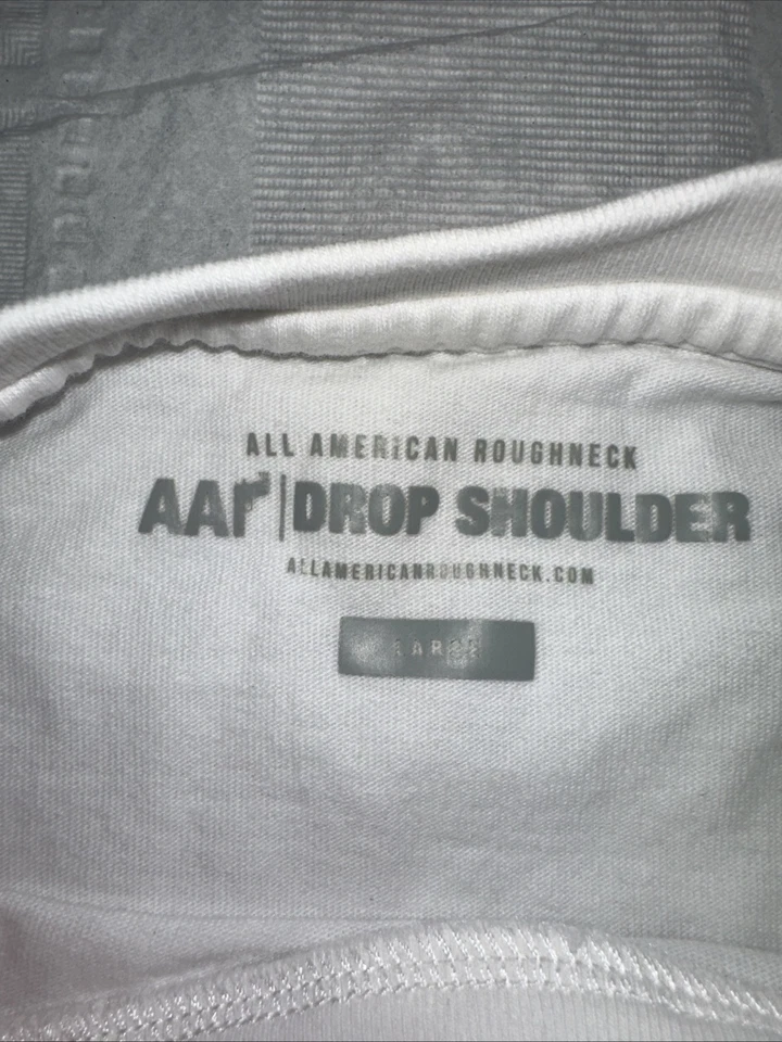All American Roughneck Large T-Shirt - The Work Is Never Done - Image 3 of 4