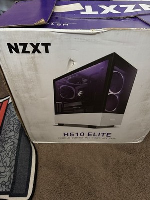NZXT H510 Elite Premium Compact Mid-tower ATX Case - White