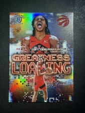 2025-26 Bowman Loading Greatness Collin Murray-Boyles Refractor RC Raptors #GL-9