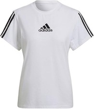 BNWT ADIDAS AEROREADY W TC T HD1722 Branded Ladies White Training T-Shirt Size S