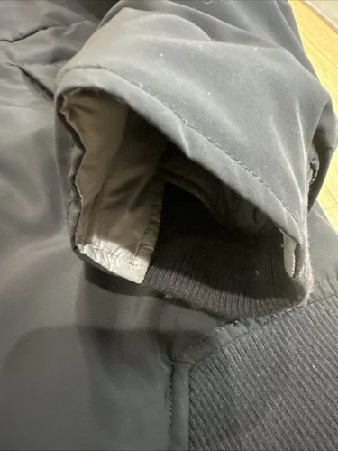 Nike Downtown 550 Reversible Black/Cool Grey Bomber Down Jacket  Men Size L image 4