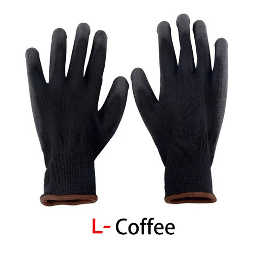 12Pairs PU Nitrile Coated Work Gloves Safety Grip Non-slip Builder Garden S/M/L - Bild 23 von 35