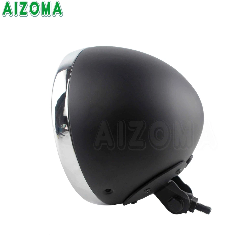 Carcaça de farol de motocicleta farol balde de concha para Harley Heritage Softail - Imagem 3 de 4