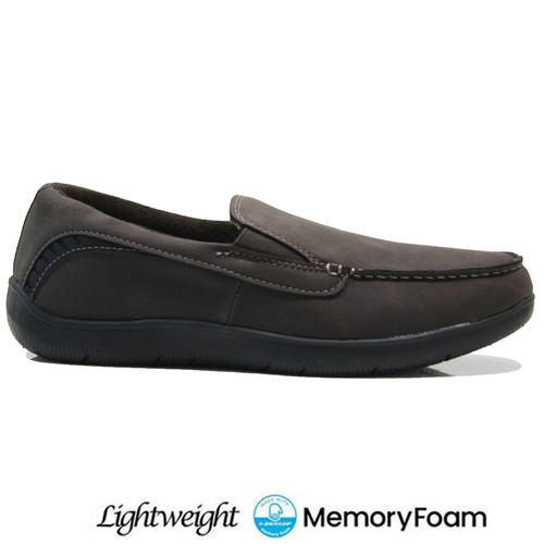 MENS CASUAL SLIP ON MEMORY FOAM WALKING WORK LOAFERS MOCCASIN DRIVING SHOES SIZE - Picture 11 of 26