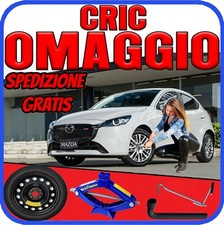 Mazda 2 Ruotino Di Scorta 16" 4-Loch Schwarz Stahl Wagenheber + Schlüssel Neu