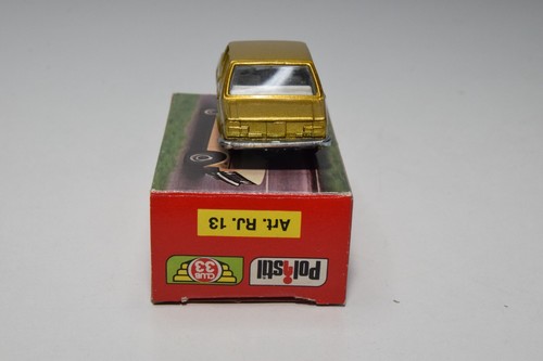 B41 1:66 3 INCH CLUB 33 POLISTIL RJ.13 RJ 13 RJ13 FIAT 131 METALLIC GOLD MIB - Picture 8 of 16