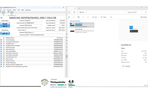 Lenovo ThinkPad P50 i7 6820HQ 64GB RAM 256GB+256GB SSDs IPS NVIDIA M1000M (1108) - Picture 21 of 24