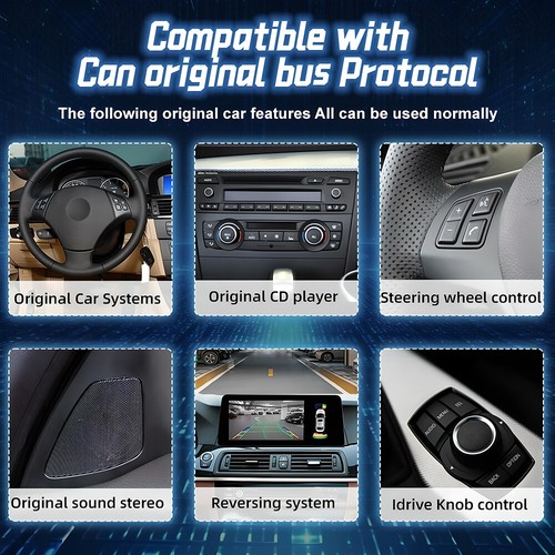 14.9'' 8 Core Car Stereo For 7 Series F01 F02 2009-2015 CIC NBT Wireless Carplay Sat Nav - Picture 6 of 21