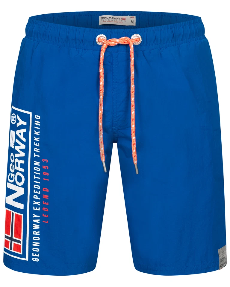 Geographical Norway Herren Bade Hose Bade Short Schwimmshort Sommer Lang Bermuda - Bild 2 von 4